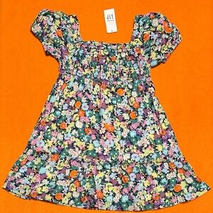 GAP Floral Kids Dress - Purple and Orange